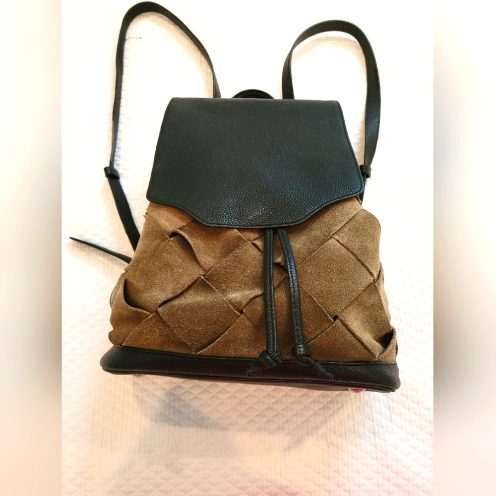 Rag and Bone Suede and Leather Backback